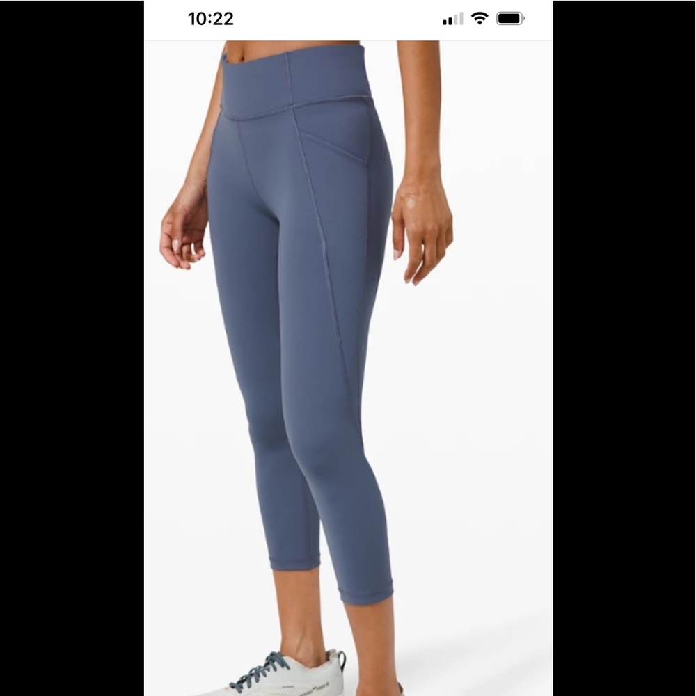 Lululemon Time to Sweat Crop 23”